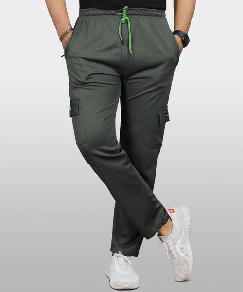 VeBNoR Printed Men Light Green Track Pants