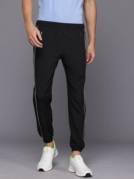 HRX by Hrithik Roshan Solid Men Black Track Pants