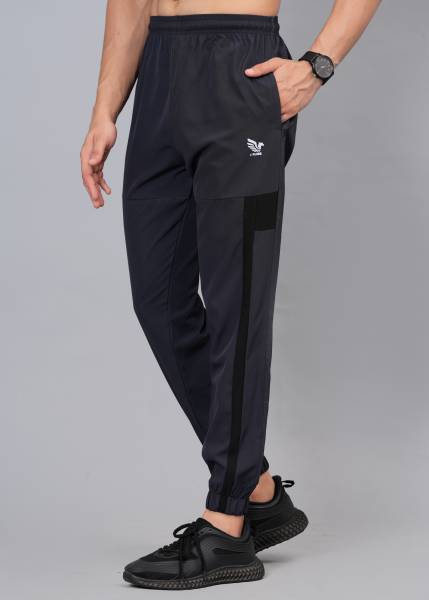 J FLISE Solid Men Grey Track Pants