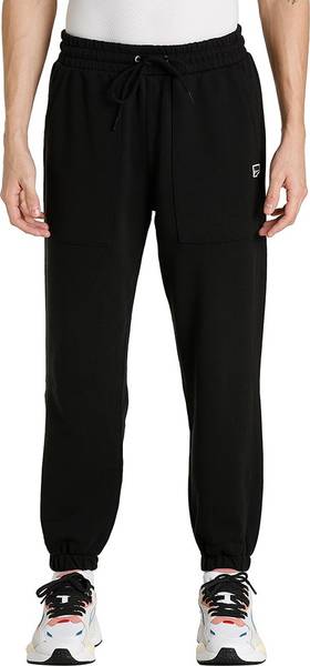 PUMA Downtown Sweatpants TR Solid Men Black Track Pants Price