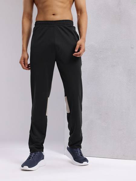 HRX by Hrithik Roshan Solid Men Black Track Pants