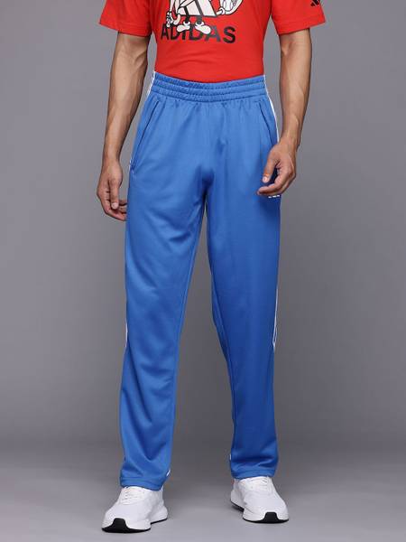 ADIDAS Solid Men Blue Track Pants