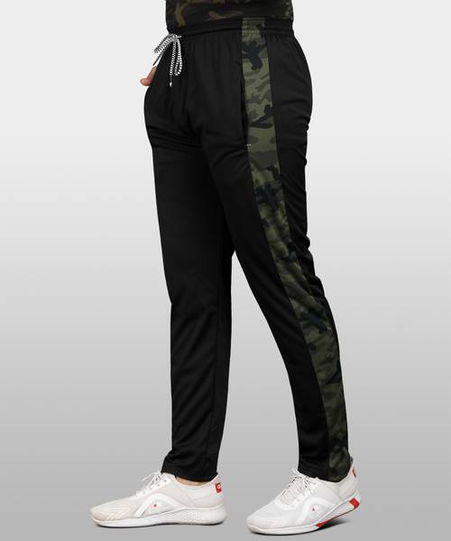 VeBNoR Solid Men Black Track Pants