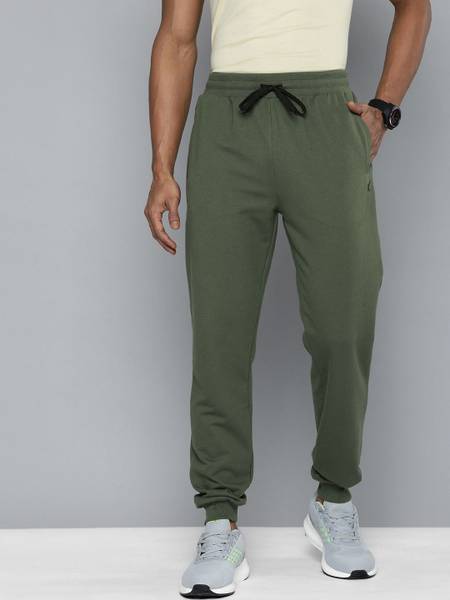 HRX by Hrithik Roshan Solid Men Green Track Pants