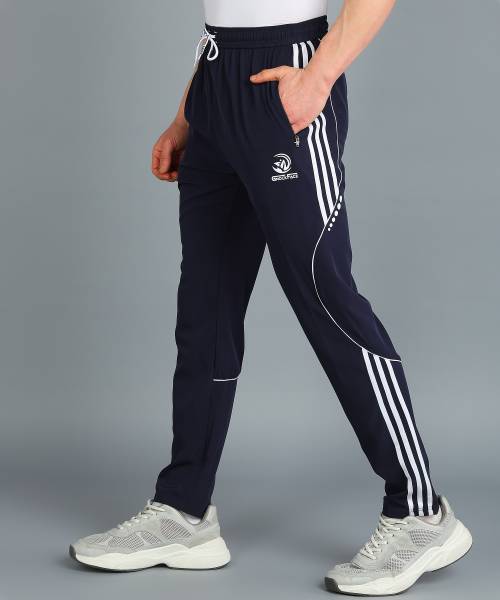 GNOCKFACE Solid Men Dark Blue Track Pants