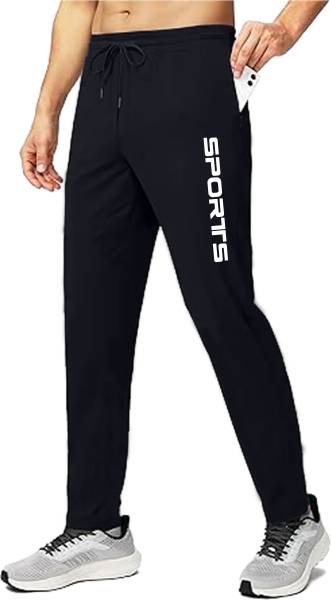 ADSHL Solid Men Black Track Pants