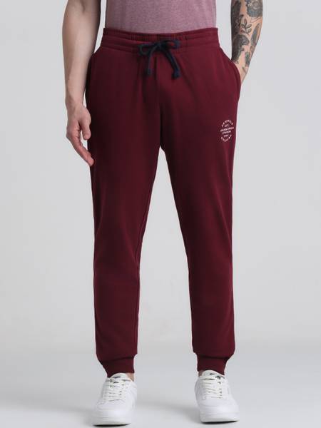 JACK & JONES Printed Men Brown Track Pants