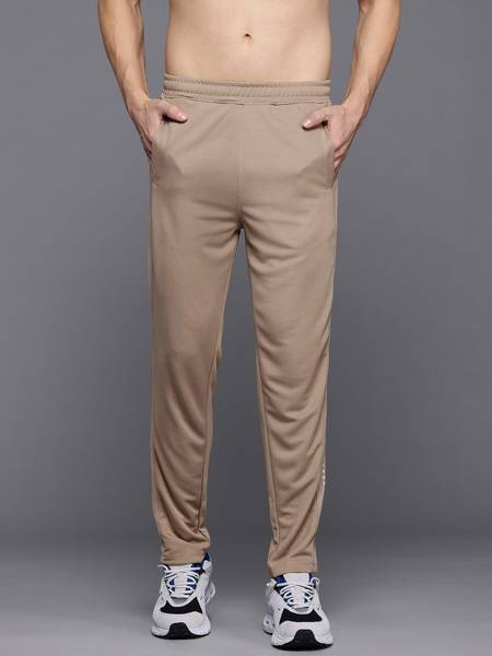 HRX by Hrithik Roshan Solid Men Beige Track Pants