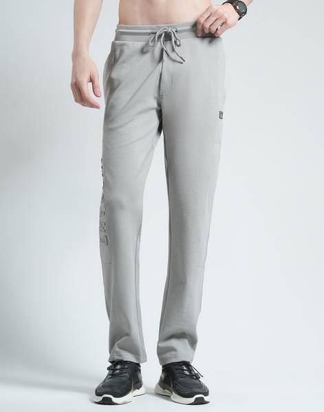 MONTE CARLO Solid Men Grey Track Pants