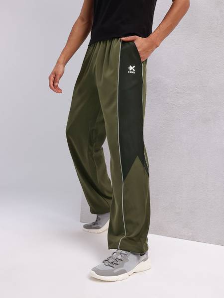 HRX by Hrithik Roshan Solid Men Green Track Pants