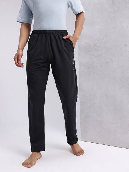 HRX by Hrithik Roshan Solid Men Black Track Pants