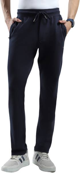 MONTE CARLO Solid Men Blue Track Pants