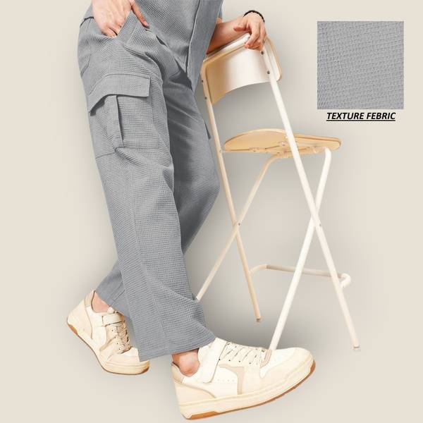 INDICLUB Solid Men Grey Track Pants