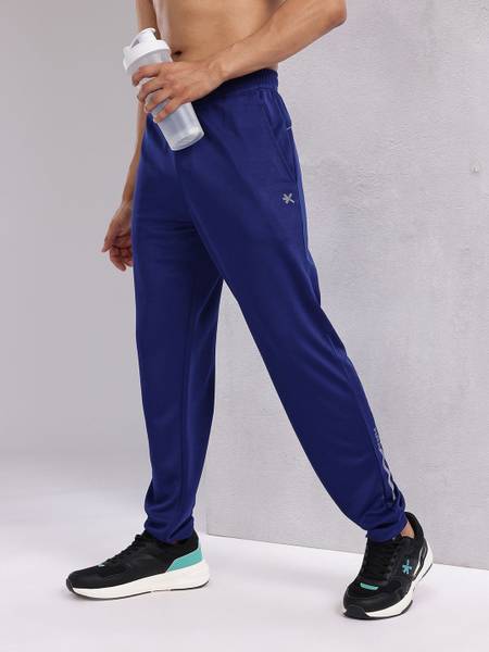 HRX by Hrithik Roshan Solid Men Blue Track Pants
