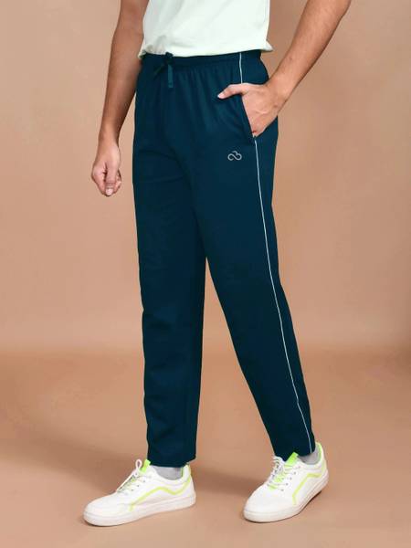 SKYKNIT Solid Men Dark Green Track Pants