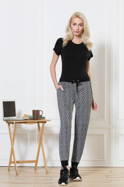 VAN HEUSEN Athleisure 4 Way Stretch And Functional Pocket Printed Women Grey Track Pants