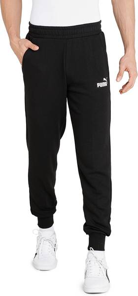 PUMA Solid Men Black Track Pants