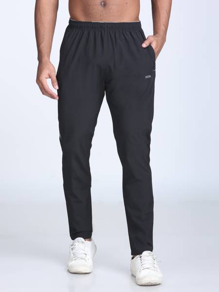 Ocra Solid Men Black Track Pants