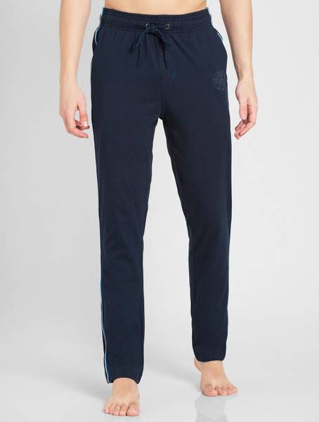 JOCKEY Self Design Men Dark Blue Track Pants