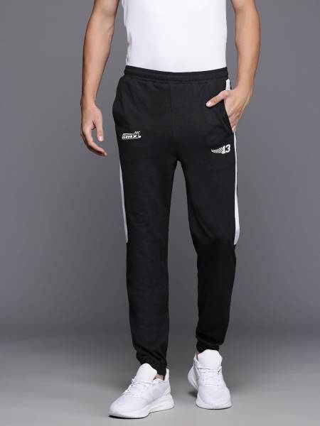 HRX by Hrithik Roshan Solid Men Black Track Pants