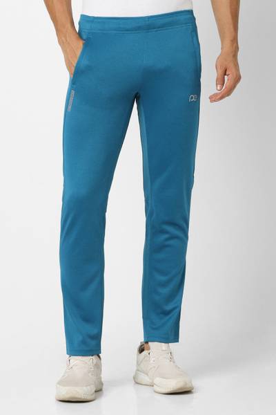 PETER ENGLAND Solid Men Blue Track Pants