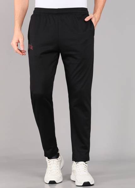 HRX by Hrithik Roshan Solid Men Black Track Pants