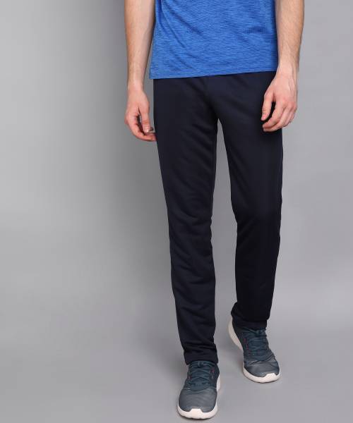 REEBOK Solid Men Blue Track Pants Price History