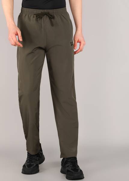 REEBOK Solid Men Olive Track Pants