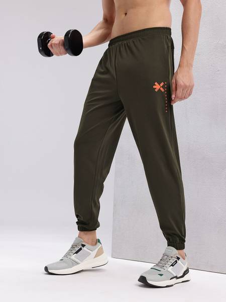 HRX by Hrithik Roshan Solid Men Green Track Pants