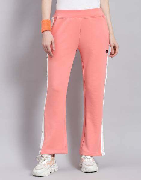 Rock.it Solid Women Pink Track Pants