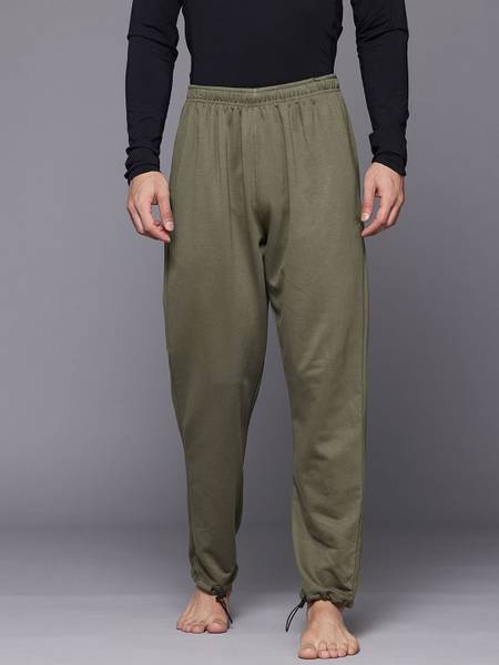 HRX by Hrithik Roshan Solid Men Green Track Pants