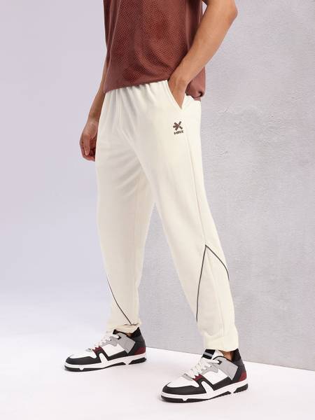 HRX by Hrithik Roshan Solid Men White Track Pants