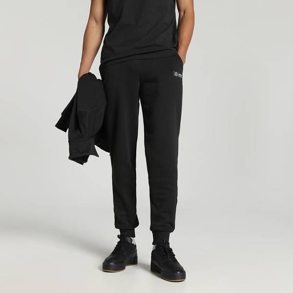 PUMA MAPF1 ESS eece Solid Men Black Track Pants Price History