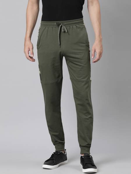 Dixcy Scott Originals Colorblock Men Green Track Pants