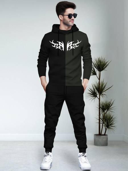 BLIVE Printed Men Track Suit