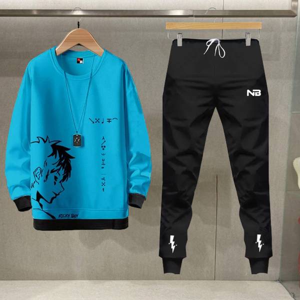 NB NICKY BOY Printed Men Track Suit