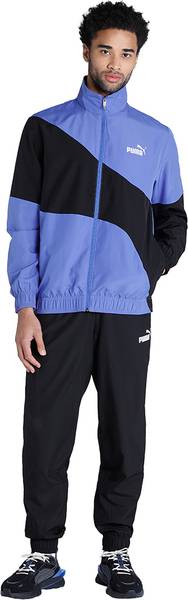 PUMA POWER Woven Tracksuit Solid Men Track Suit
