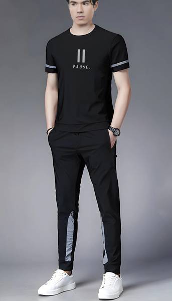 TRIPR Printed Men Track Suit