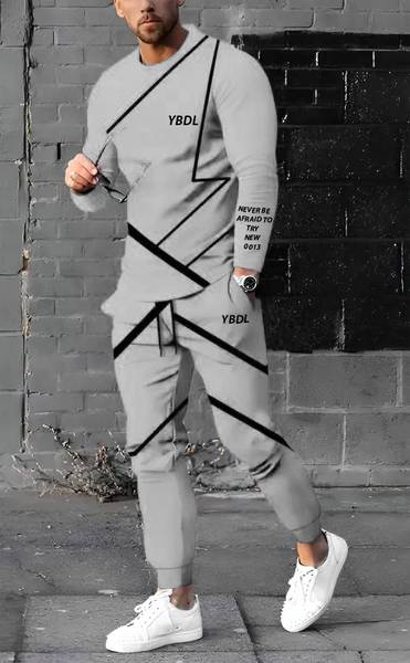 Yobdel Printed Men Track Suit