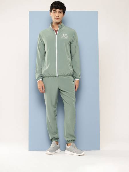 SLAZENGER Solid Men Track Suit