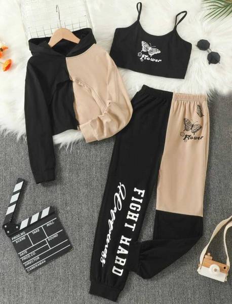 ANITIKA Graphic Print Women Track Suit