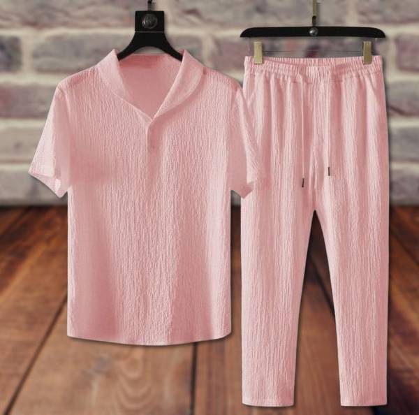 DEVU FASHION Solid Men Track Suit