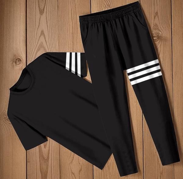 MOJAMEDI Striped Men Track Suit