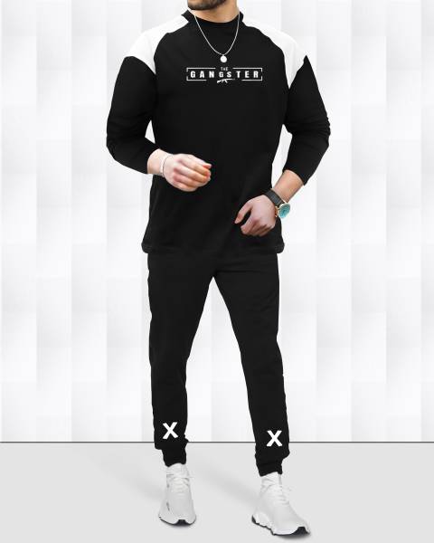 TRIPR Printed Men Track Suit