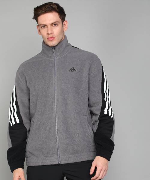 Adidas full sleeve sales solid men's jacket