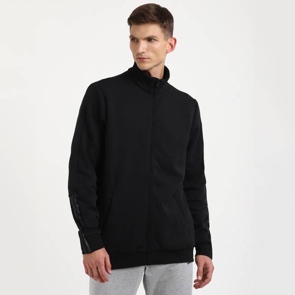 Adidas full sleeve solid men's jacket top