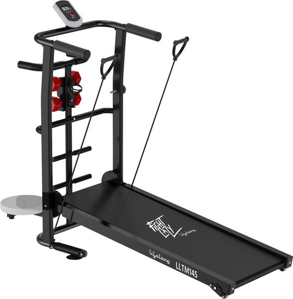 Manual treadmill clearance with twister