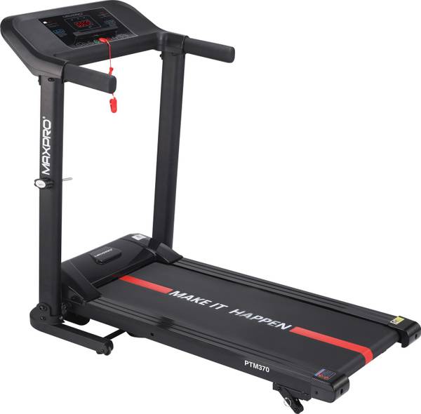 Maxpro PTM370 1.5Hp(3HP Peak)DC Motorized Foldable Treadmill with LED