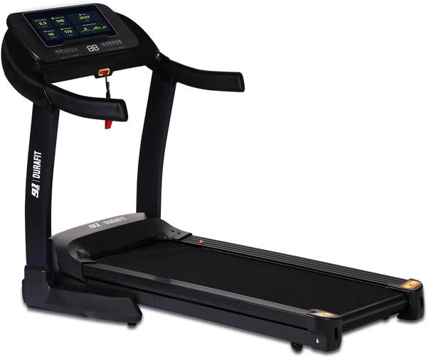 Durafit Velox Pro BLDC 6 HP Peak 150Kg | 25-Level Incline|18km Speed Home Use Treadmill (Max Weight:150 kg)