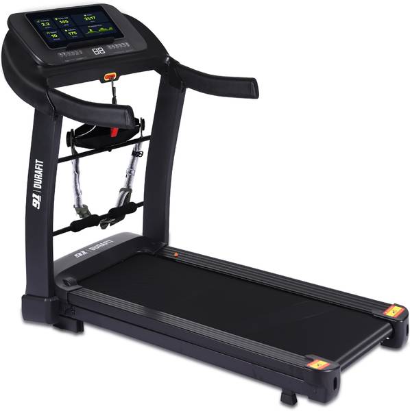 Durafit Sprint Pro Multifunction 5HP Peak MaxWeight:140Kg| 25Level Incline| 16Km Speed Treadmill (Max Weight:140 kg)